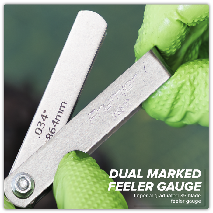 Premier Dual Marked Feeler Gauge 35 Blade | VS512
