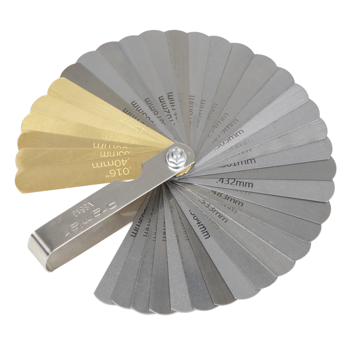Premier Combination Steel/Brass Dual Marked Feeler Gauge 36 Blade | VS513