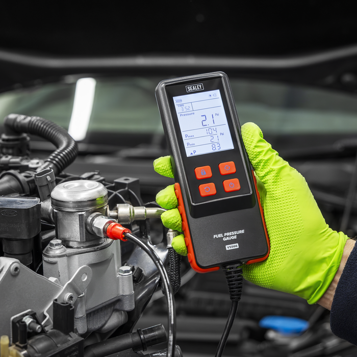 Digital Fuel Injection Pressure Test Kit for GDI Fuel Circuits 6pc | VS566