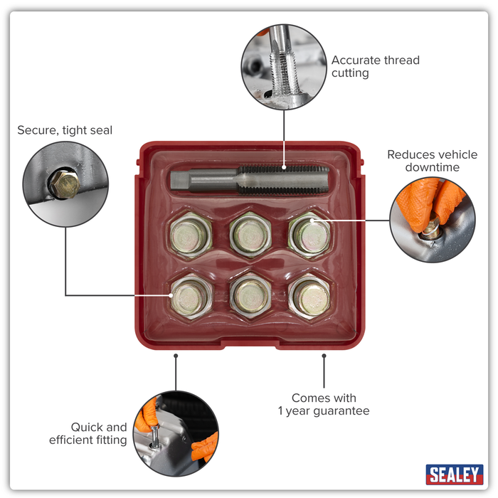 Oil Drain Plug Thread Repair Set M15 | VS615