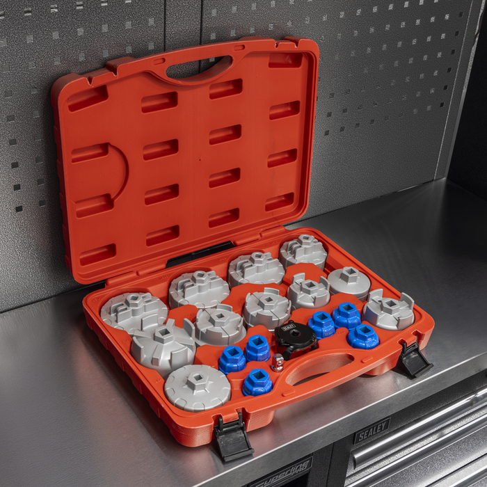 Oil Filter Cap Wrench Set 19pc | VS7013