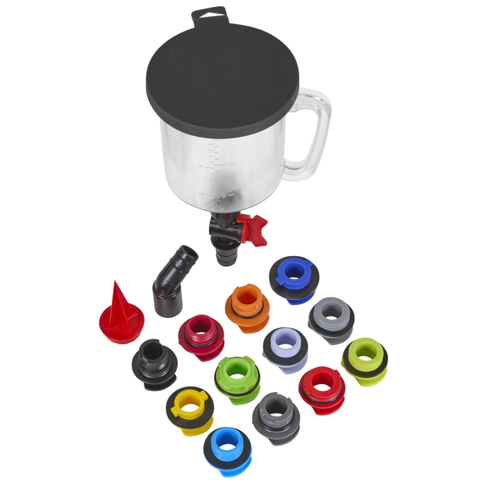 Master Engine Oil Funnel Filling Kit 15pc | VS7107