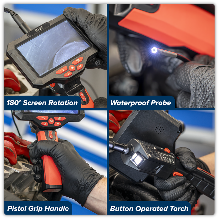 Video Borescope 3.9mm Camera & 5" Screen | VS8117