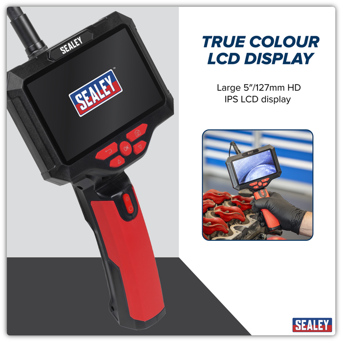 Video Borescope 5.5mm Camera Dual Lens & 5" Screen | VS8118