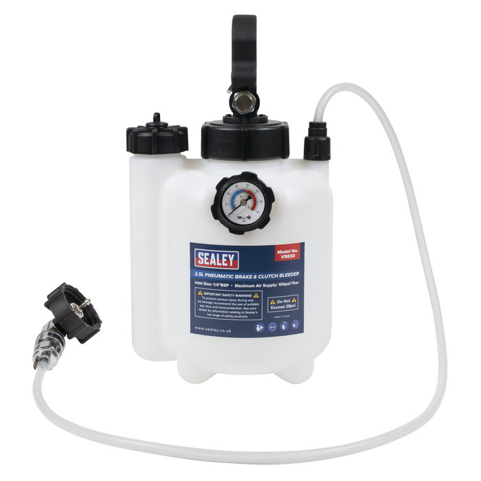 Pneumatic Brake & Clutch Bleeder 2.5L | VS830
