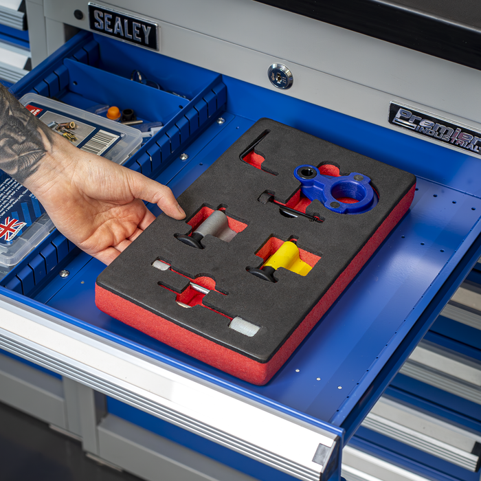 Diesel Engine Timing Tool Kit 1.2D/1.4D/1.6D/2.0D - for VAG, Ford & Mitsubishi - Belt Drive | VSE2092