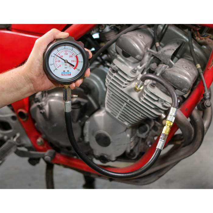 Petrol Compression Tester Deluxe Kit 6pc | VSE300D