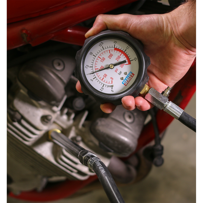 Petrol Compression Tester Deluxe Kit 6pc | VSE300D