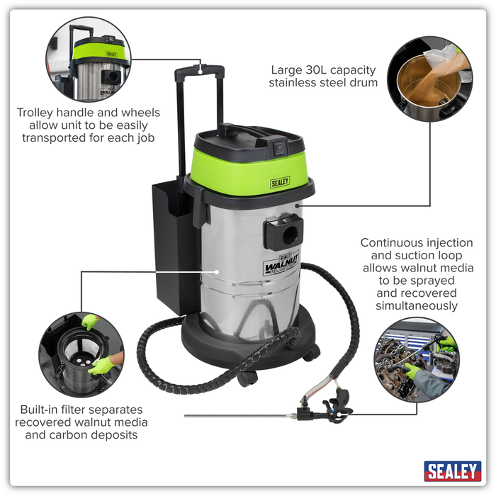 Walnut Blaster 30L Capacity | VSWB30
