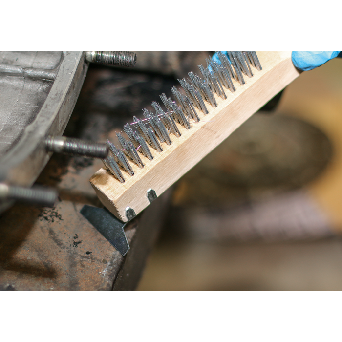 Wire Brush with Steel Fill & Scraper 260mm | WB03