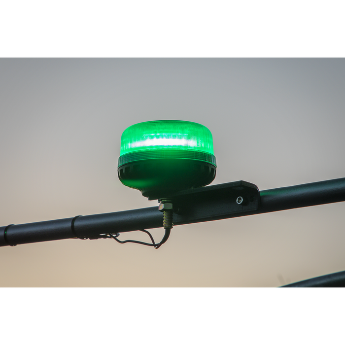 Warning Beacon with 12mm Bolt Fixing 36W SMD LED 12/24V - Green | WB951LEDG