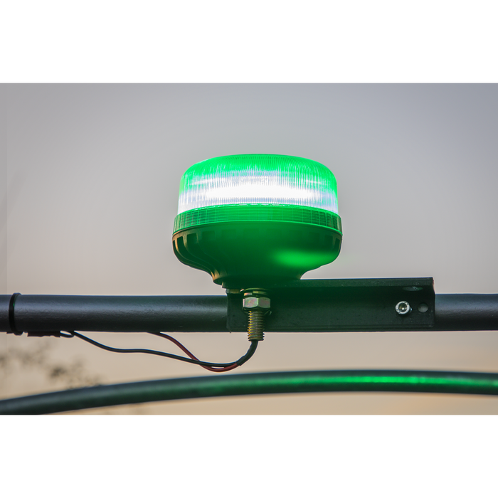 Warning Beacon with 12mm Bolt Fixing 36W SMD LED 12/24V - Green | WB951LEDG