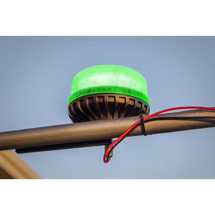 Warning Beacon with 12mm Bolt Fixing 36W SMD LED 12/24V - Green | WB951LEDG