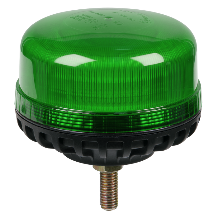 Warning Beacon with 12mm Bolt Fixing 36W SMD LED 12/24V - Green | WB951LEDG