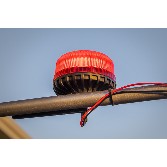 Warning Beacon with 12mm Bolt Fixing 36W SMD LED 12/24V - Red | WB951LEDR