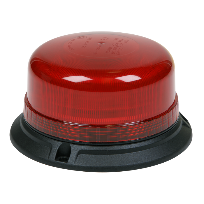 Warning Beacon with Bolt Fixing 3 x 6.5mm 36W SMD LED 12/24V - Red | WB952LEDR