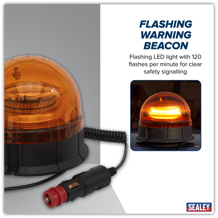 Warning Beacon with Magnetic Base 20W SMD LED 12/24V | WB954LED