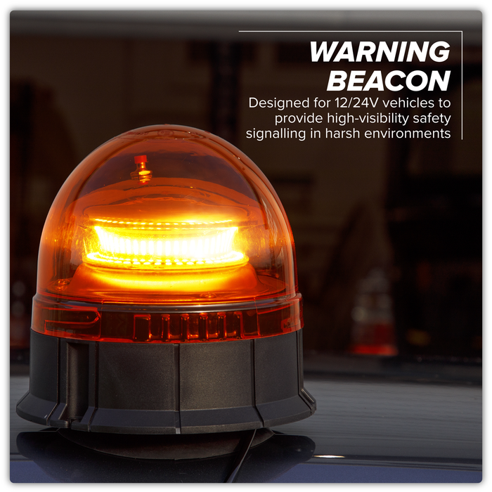 Warning Beacon with Magnetic Base 20W SMD LED 12/24V | WB954LED