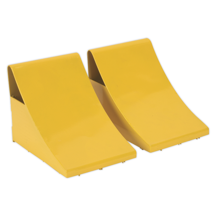 Heavy-Duty Steel Wheel Chocks 4kg - Pair | WC05