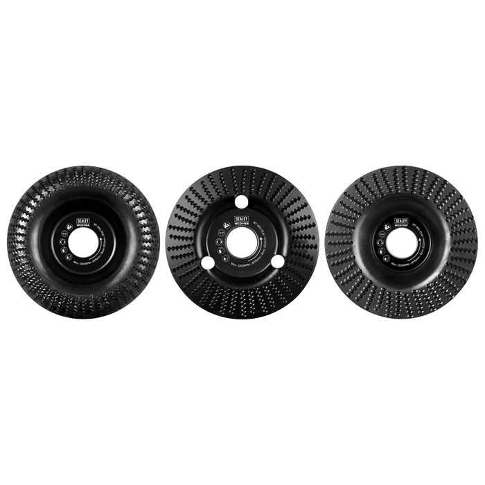 115mm Wood Carving Disc 22mm Bore - Pack of 3 | WCD1153