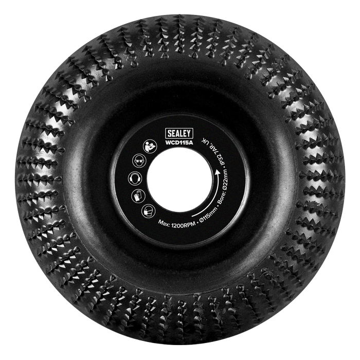 115mm Arc Shape Wood Carving Disc 22mm Bore | WCD115A