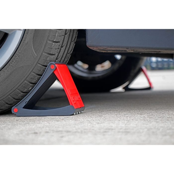 Folding Wheel Chocks - Pair | WCF01
