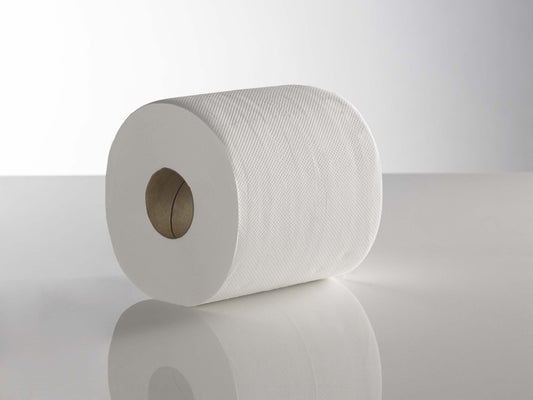 White Centrefeed Roll 120 Metre x 166mm LE