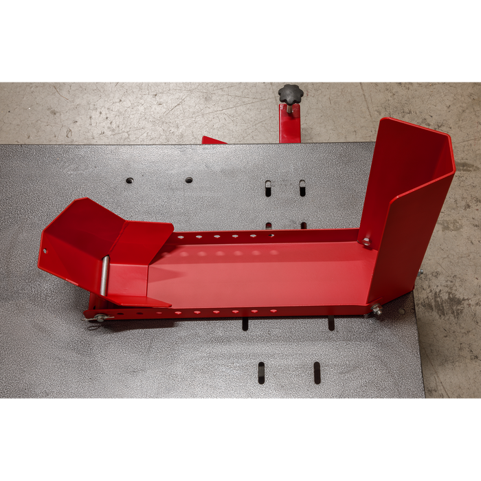 Bolt Down Motorcycle Roll-in Wheel Clamp | WCR02