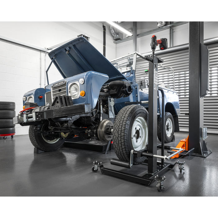 Viking Quick Lift Wheel Removal/Lifter Trolley 50kg Capacity | WD50QLS