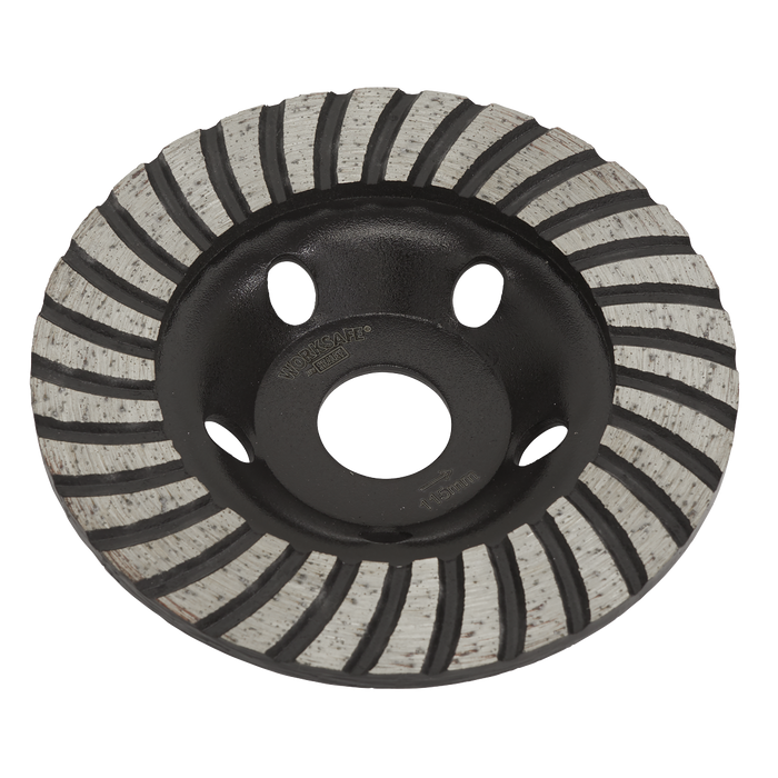 Worksafe® Turbo Row Concrete Grinding Head 115mm | WDRTCUP115