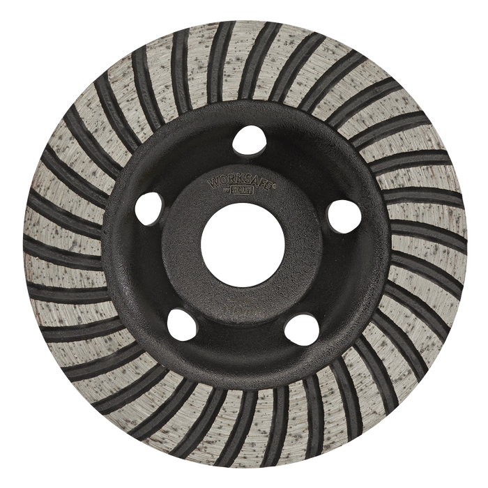 Worksafe® Turbo Row Concrete Grinding Head 115mm | WDRTCUP115