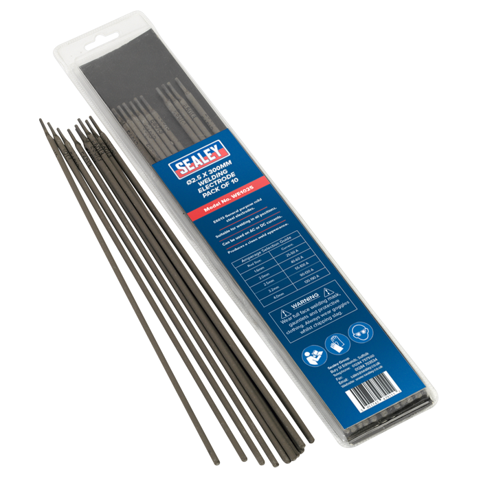 Welding Electrode 2.5 x 300mm - Pack of 10 | WE1025