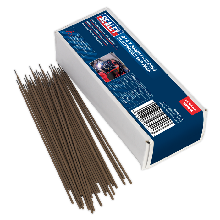 Welding Electrodes 1.6 x 300mm - 5kg Pack | WE5016