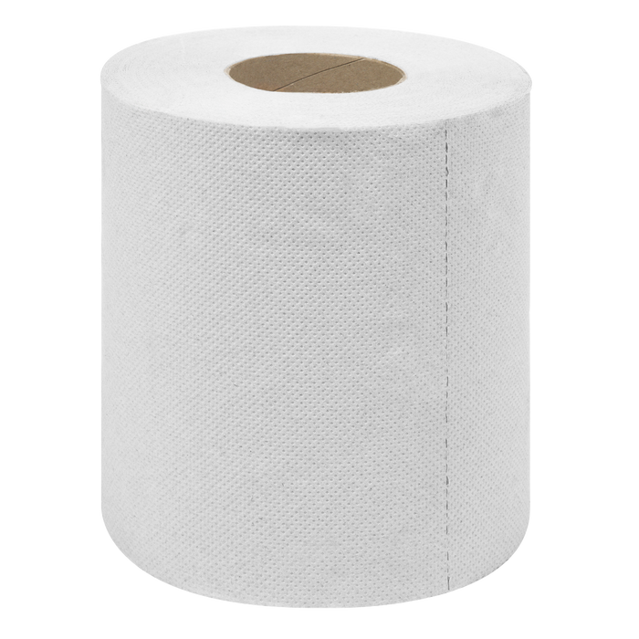 2-Ply Embossed White Paper Roll 60m - Pack of 6 | WHT60