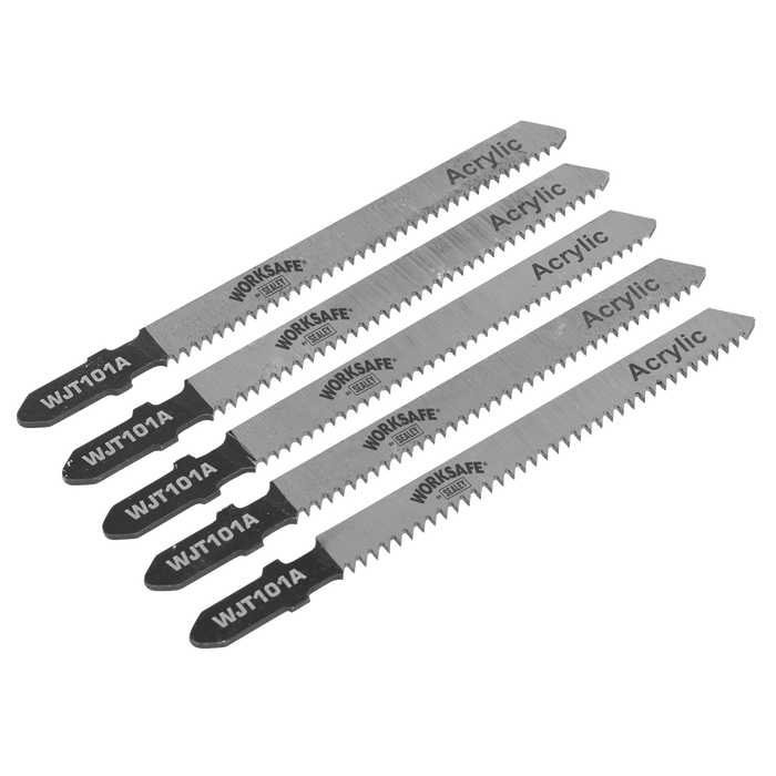 Worksafe® Jigsaw Blade for Metal 75mm 12tpi - Pack of 5 | WJT101A