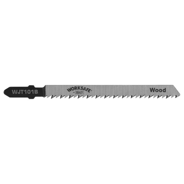 Worksafe® Jigsaw Blade for Wood & Plastics 75mm 10tpi - Pack of 5 | WJT101B