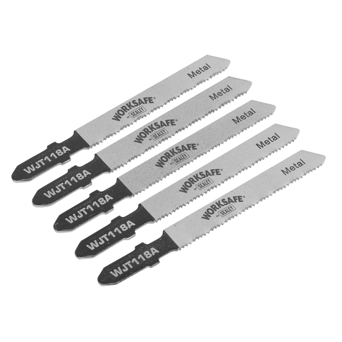 Worksafe® Jigsaw Blade for Metal 55mm 21tpi - Pack of 5 | WJT118A