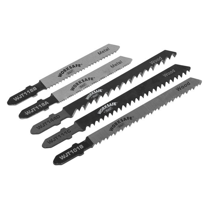 Worksafe® Assorted Jigsaw Blades - Pack of 5 | WJTASS