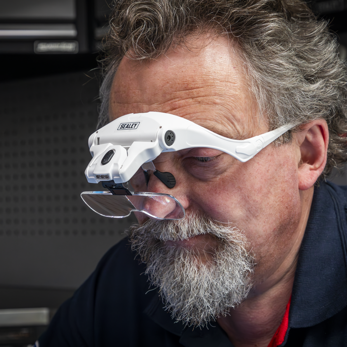 LED Magnifier Spectacles with Headband | WL101D