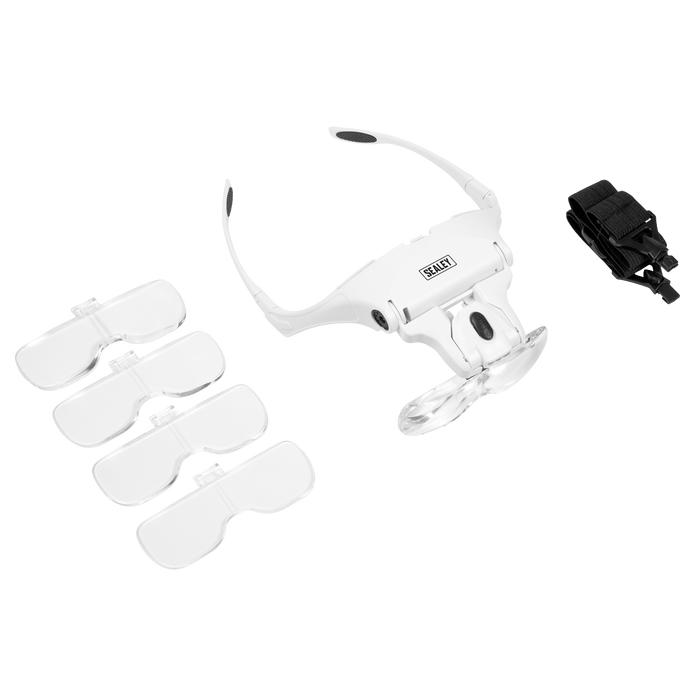 LED Magnifier Spectacles with Headband | WL101D