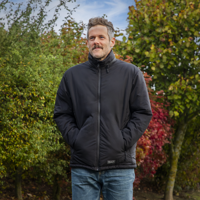 5V Heated Thermal Rain Jacket - 50" Chest, X-Large | WPHJ04