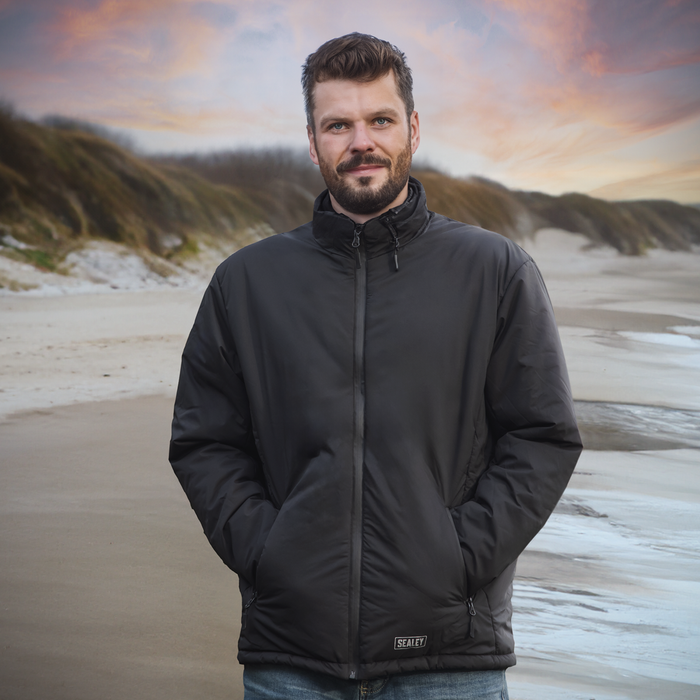 5V Heated Thermal Rain Jacket - 50" Chest, X-Large | WPHJ04