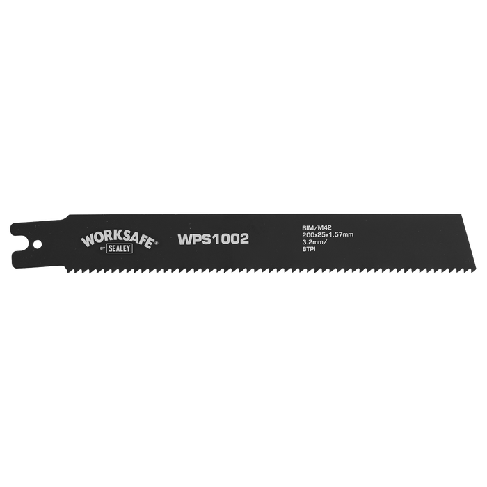 Worksafe® Pipe Saw Blade 200 x 25 x 1.7mm 8tpi - Pack of 5 | WPS1002
