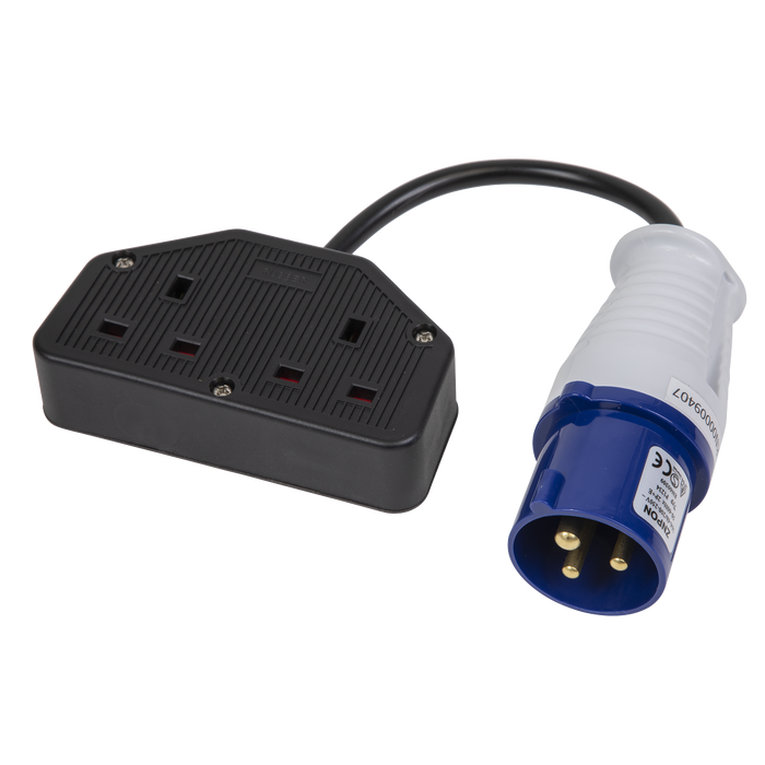 Twin Trailing Socket & Cable Set 16A/13A | WPS16132