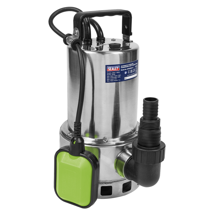 Submersible Stainless Water Pump Automatic Dirty Water 225L/min 230V | WPS225A