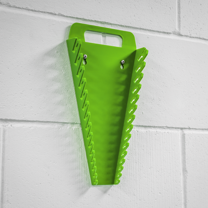 Premier Spanner Rack Capacity 15 Spanners - Hi-Vis Green | WR08HV