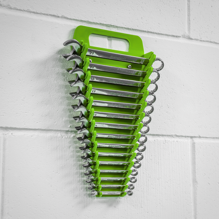 Premier Spanner Rack Capacity 15 Spanners - Hi-Vis Green | WR08HV