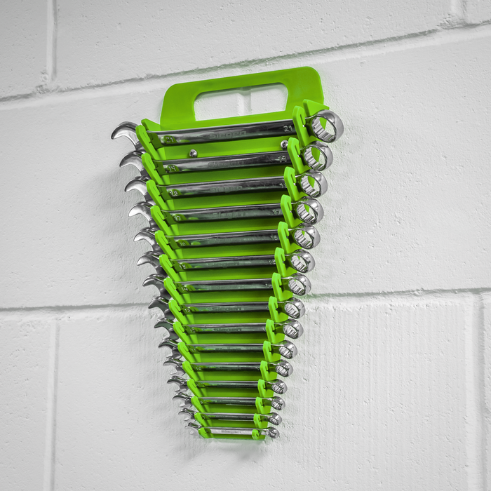 Premier Spanner Rack Capacity 15 Spanners - Hi-Vis Green | WR08HV