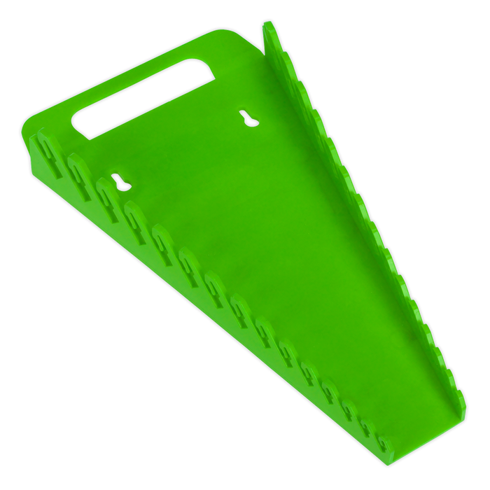 Premier Spanner Rack Capacity 15 Spanners - Hi-Vis Green | WR08HV