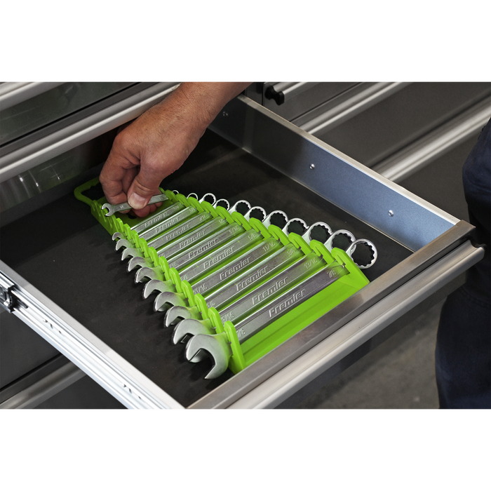 Premier Reverse Spanner Rack Capacity 15 Spanners - Hi-Vis Green | WR09HV